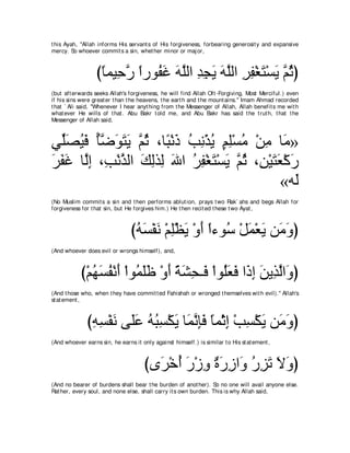 A compilation of the Abridged Tafsir Ibn Kathir Volumes 1 - 10  ( commentary of the meaning ) 