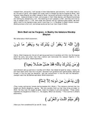 A compilation of the Abridged Tafsir Ibn Kathir Volumes 1 - 10  ( commentary of the meaning ) 