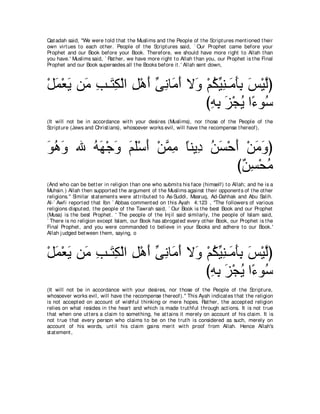 A compilation of the Abridged Tafsir Ibn Kathir Volumes 1 - 10  ( commentary of the meaning ) 