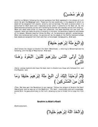 A compilation of the Abridged Tafsir Ibn Kathir Volumes 1 - 10  ( commentary of the meaning ) 