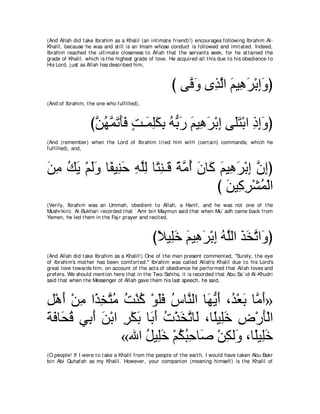 A compilation of the Abridged Tafsir Ibn Kathir Volumes 1 - 10  ( commentary of the meaning ) 