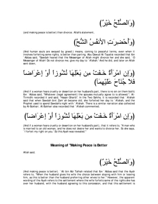 A compilation of the Abridged Tafsir Ibn Kathir Volumes 1 - 10  ( commentary of the meaning ) 