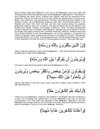A compilation of the Abridged Tafsir Ibn Kathir Volumes 1 - 10  ( commentary of the meaning ) 