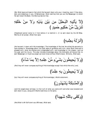 A compilation of the Abridged Tafsir Ibn Kathir Volumes 1 - 10  ( commentary of the meaning ) 