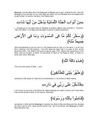 A compilation of the Abridged Tafsir Ibn Kathir Volumes 1 - 10  ( commentary of the meaning ) 