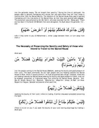 A compilation of the Abridged Tafsir Ibn Kathir Volumes 1 - 10  ( commentary of the meaning ) 
