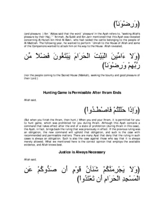 A compilation of the Abridged Tafsir Ibn Kathir Volumes 1 - 10  ( commentary of the meaning ) 