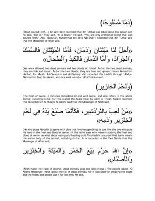 A compilation of the Abridged Tafsir Ibn Kathir Volumes 1 - 10  ( commentary of the meaning ) 