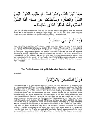 A compilation of the Abridged Tafsir Ibn Kathir Volumes 1 - 10  ( commentary of the meaning ) 