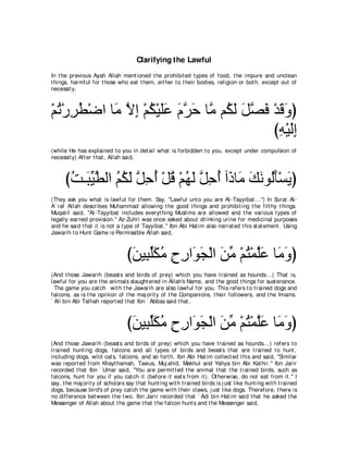 A compilation of the Abridged Tafsir Ibn Kathir Volumes 1 - 10  ( commentary of the meaning ) 