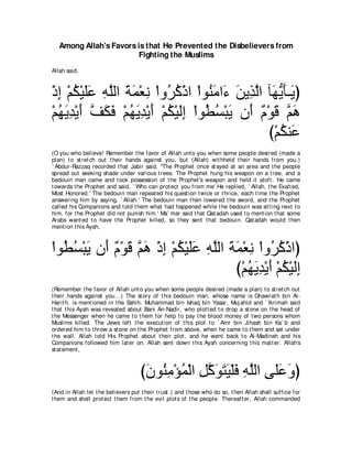 A compilation of the Abridged Tafsir Ibn Kathir Volumes 1 - 10  ( commentary of the meaning ) 