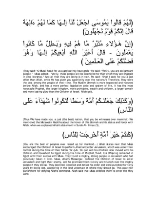 A compilation of the Abridged Tafsir Ibn Kathir Volumes 1 - 10  ( commentary of the meaning ) 