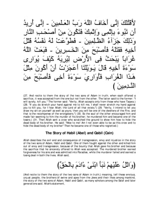 A compilation of the Abridged Tafsir Ibn Kathir Volumes 1 - 10  ( commentary of the meaning ) 