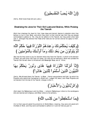 A compilation of the Abridged Tafsir Ibn Kathir Volumes 1 - 10  ( commentary of the meaning ) 