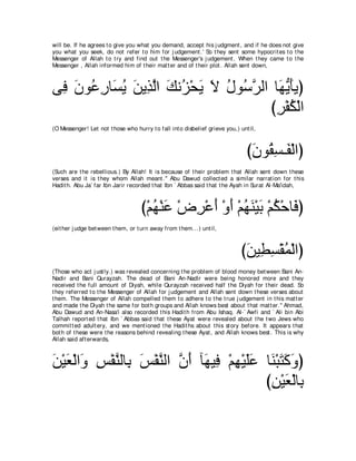 A compilation of the Abridged Tafsir Ibn Kathir Volumes 1 - 10  ( commentary of the meaning ) 