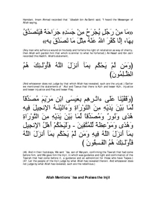 A compilation of the Abridged Tafsir Ibn Kathir Volumes 1 - 10  ( commentary of the meaning ) 