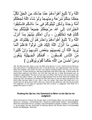 A compilation of the Abridged Tafsir Ibn Kathir Volumes 1 - 10  ( commentary of the meaning ) 