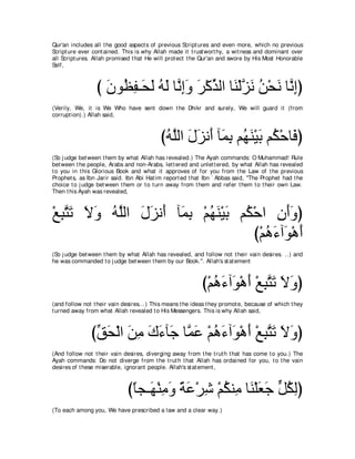 A compilation of the Abridged Tafsir Ibn Kathir Volumes 1 - 10  ( commentary of the meaning ) 