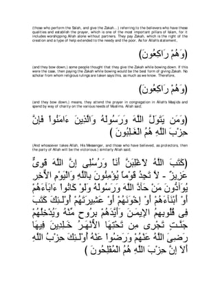 A compilation of the Abridged Tafsir Ibn Kathir Volumes 1 - 10  ( commentary of the meaning ) 