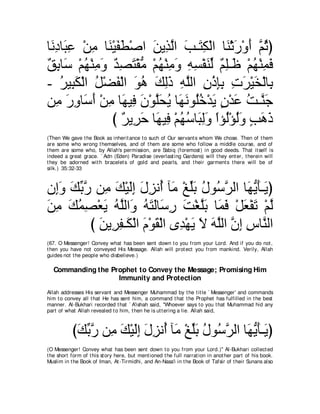 A compilation of the Abridged Tafsir Ibn Kathir Volumes 1 - 10  ( commentary of the meaning ) 