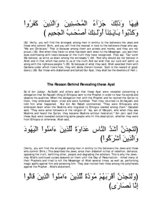 A compilation of the Abridged Tafsir Ibn Kathir Volumes 1 - 10  ( commentary of the meaning ) 