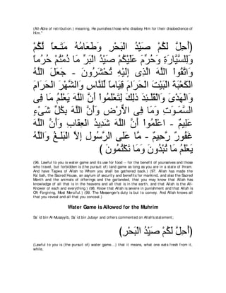 A compilation of the Abridged Tafsir Ibn Kathir Volumes 1 - 10  ( commentary of the meaning ) 