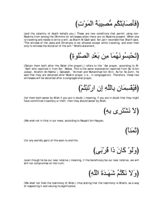 A compilation of the Abridged Tafsir Ibn Kathir Volumes 1 - 10  ( commentary of the meaning ) 