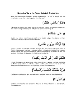 A compilation of the Abridged Tafsir Ibn Kathir Volumes 1 - 10  ( commentary of the meaning ) 
