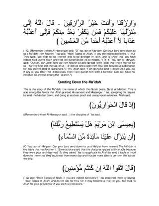 A compilation of the Abridged Tafsir Ibn Kathir Volumes 1 - 10  ( commentary of the meaning ) 