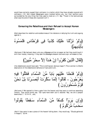 A compilation of the Abridged Tafsir Ibn Kathir Volumes 1 - 10  ( commentary of the meaning ) 