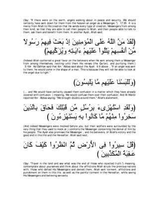 A compilation of the Abridged Tafsir Ibn Kathir Volumes 1 - 10  ( commentary of the meaning ) 