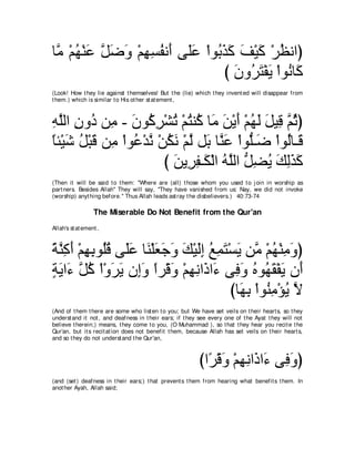 A compilation of the Abridged Tafsir Ibn Kathir Volumes 1 - 10  ( commentary of the meaning ) 