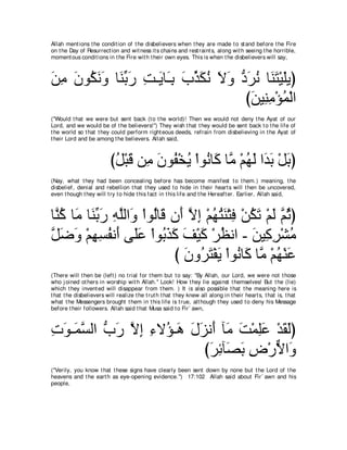 A compilation of the Abridged Tafsir Ibn Kathir Volumes 1 - 10  ( commentary of the meaning ) 