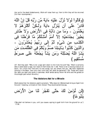 A compilation of the Abridged Tafsir Ibn Kathir Volumes 1 - 10  ( commentary of the meaning ) 