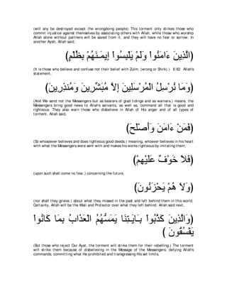 A compilation of the Abridged Tafsir Ibn Kathir Volumes 1 - 10  ( commentary of the meaning ) 