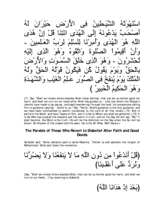 A compilation of the Abridged Tafsir Ibn Kathir Volumes 1 - 10  ( commentary of the meaning ) 