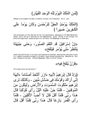 A compilation of the Abridged Tafsir Ibn Kathir Volumes 1 - 10  ( commentary of the meaning ) 