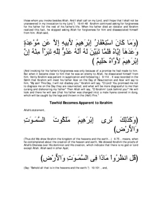 A compilation of the Abridged Tafsir Ibn Kathir Volumes 1 - 10  ( commentary of the meaning ) 