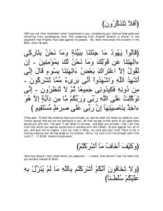 A compilation of the Abridged Tafsir Ibn Kathir Volumes 1 - 10  ( commentary of the meaning ) 