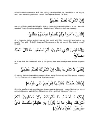 A compilation of the Abridged Tafsir Ibn Kathir Volumes 1 - 10  ( commentary of the meaning ) 