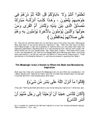 A compilation of the Abridged Tafsir Ibn Kathir Volumes 1 - 10  ( commentary of the meaning ) 