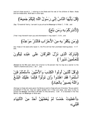 A compilation of the Abridged Tafsir Ibn Kathir Volumes 1 - 10  ( commentary of the meaning ) 