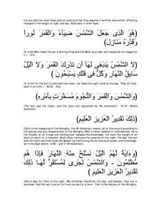 A compilation of the Abridged Tafsir Ibn Kathir Volumes 1 - 10  ( commentary of the meaning ) 