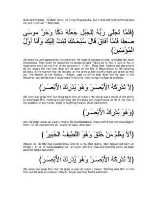 A compilation of the Abridged Tafsir Ibn Kathir Volumes 1 - 10  ( commentary of the meaning ) 