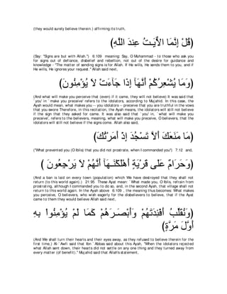 A compilation of the Abridged Tafsir Ibn Kathir Volumes 1 - 10  ( commentary of the meaning ) 