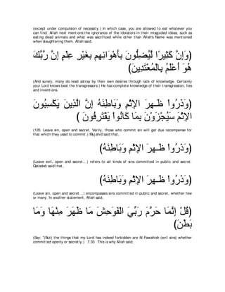 A compilation of the Abridged Tafsir Ibn Kathir Volumes 1 - 10  ( commentary of the meaning ) 