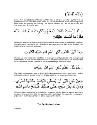 A compilation of the Abridged Tafsir Ibn Kathir Volumes 1 - 10  ( commentary of the meaning ) 