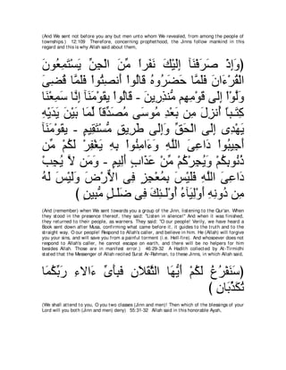 A compilation of the Abridged Tafsir Ibn Kathir Volumes 1 - 10  ( commentary of the meaning ) 