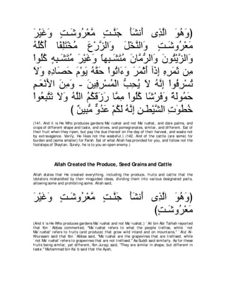 A compilation of the Abridged Tafsir Ibn Kathir Volumes 1 - 10  ( commentary of the meaning ) 