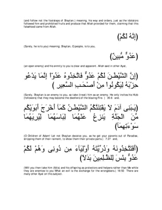 A compilation of the Abridged Tafsir Ibn Kathir Volumes 1 - 10  ( commentary of the meaning ) 